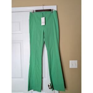 Zara Green Wide Leg Pants